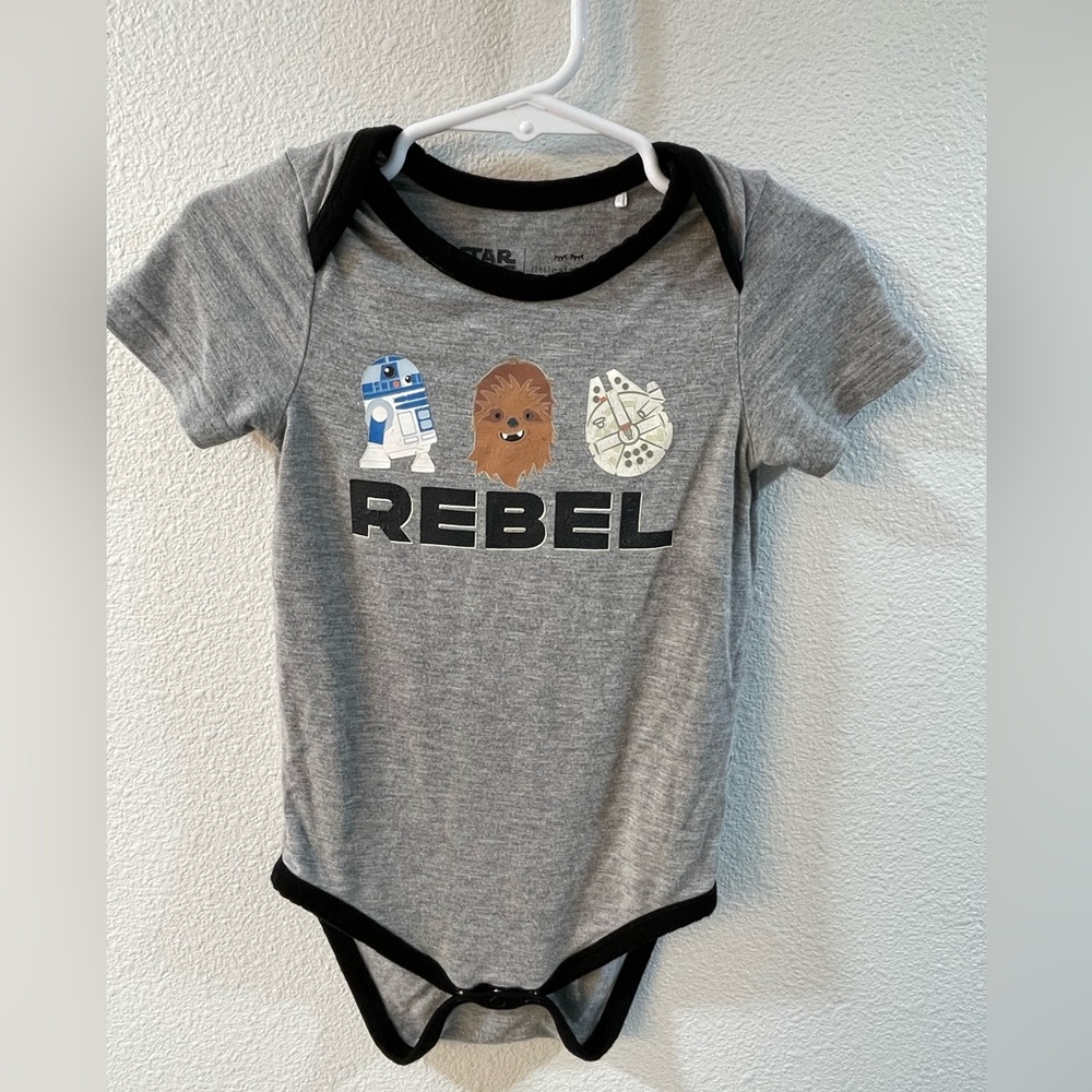Little Sleepies Star Wars rebel onesie
